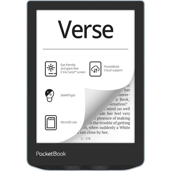 PocketBook Verse PB629 6" E-book olvasó 8GB Bright Blue - Image 1