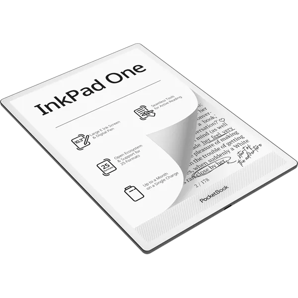 POCKETBOOK e-Reader PB1030-8-WW INKPad  ONE fekete (10,3" E-Ink Mobius, auto. háttérv., 1,8GHz,32GB,3700mAh,WIFI, BT) - Image 3