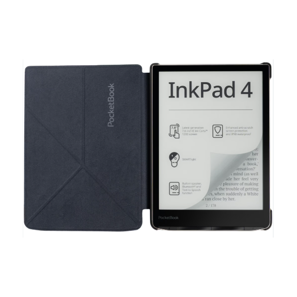 POCKETBOOK e-book tok -  PB743 INKPad4 (InkPad 4/InkPad Color 2, InkPad Color 3) ORIGAMI gyári Tok Fekete - Image 3