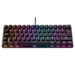 Rampage Billentyűzet - PLOWER K60 Black US (Vezetékes, Mechanikus, Blue switch, angol, fekete, RGB LED) - Image 5