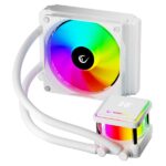 Rampage CPU Water Cooler - INFINITE V120 (36,9dB max., 98,54 m3/h; 12cm, A-RGB LED, fehér) - Image 2