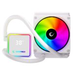 Rampage CPU Water Cooler - INFINITE V120 (36,9dB max., 98,54 m3/h; 12cm, A-RGB LED, fehér) - Image 7