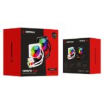 Rampage CPU Water Cooler - INFINITE V120 (36,9dB max., 98,54 m3/h; 12cm, A-RGB LED, fehér) - Image 8