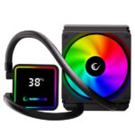 Rampage CPU Water Cooler - INFINITE V120 (36,9dB max., 98,54 m3/h; 12cm, A-RGB LED, fekete) - Image 7