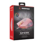 Rampage Egér Gamer - SMX-G68 SPEAR (7200DPI, 7 gomb, makro, RGB LED, 1,5m harisnyázott kábel, pink) - Image 7