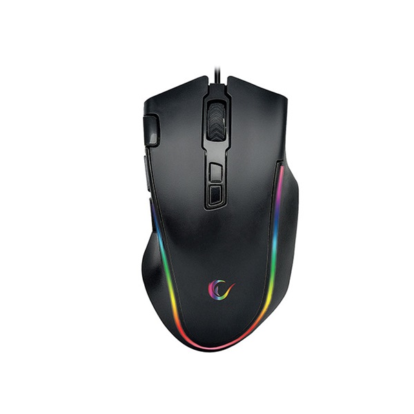 Rampage_Eger_Gamer_-_SMX-G72_GREEDY_RGB_4800DPI_8_gomb_makro_RGB_LED_17M_kabel_fekete-i269870.jpg Rampage Egér Gamer - SMX-G72 GREEDY RGB (4800DPI, 8 gomb, makro, RGB LED, 1,7M kábel, fekete) - Image 1