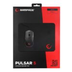 Rampage Egérpad - Pulsar S (220x290x3mm Gaming Mouse Pad, fekete) - Image 3