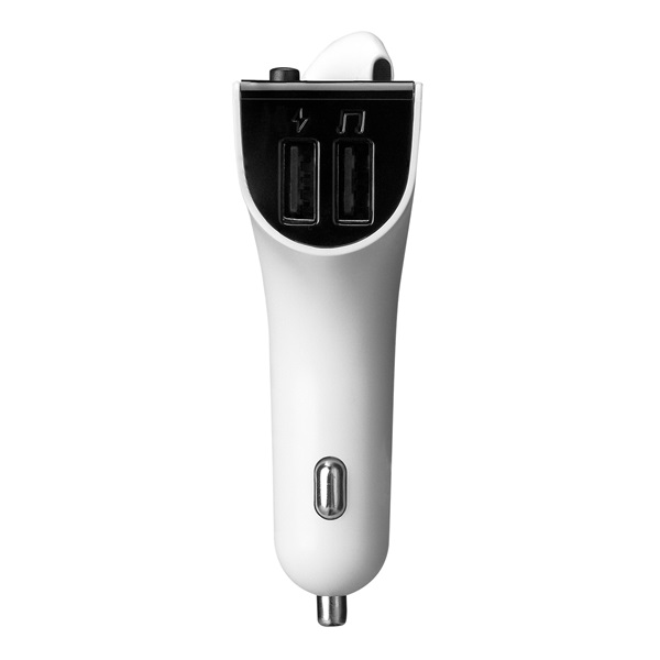 S-Link FM Transmitter - SL-BT245 Bluetooth  (BT5.0.; Dual USB, MicroSD; 3A USB gyorstöltő, +1 db fülhallgató) - Image 3