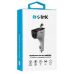S-Link FM Transmitter - SL-BT245 Bluetooth  (BT5.0.; Dual USB, MicroSD; 3A USB gyorstöltő, +1 db fülhallgató) - Image 6
