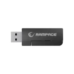Rampage Fejhallgató - RETSU (1000mAh, Bluetooth+kábel+2,4Ghz, mikrofon, hangerőszabályzó, nagy-párnás, RGB, fekete) - Image 5