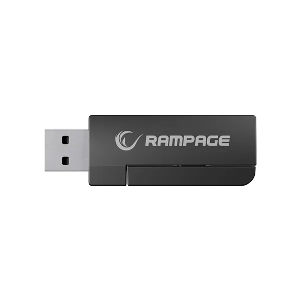 Rampage Fejhallgató - RETSU (1000mAh, Bluetooth+kábel+2,4Ghz, mikrofon, hangerőszabályzó, nagy-párnás, RGB, fekete) - Image 5