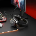 Rampage Fejhallgató - RETSU (1000mAh, Bluetooth+kábel+2,4Ghz, mikrofon, hangerőszabályzó, nagy-párnás, RGB, fekete) - Image 8