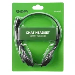 Snopy Fejhallgató - SN-660 Office (mikrofon, 3.5mm jack, hangerőszabályzó,  fekete) - Image 7