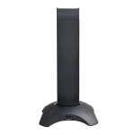 Rampage Fejhallgató állvány - RM-H66 GUARD (fekete, műanyag, USB HUB, Egérkábel tartó, RGB) - Image 5