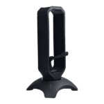 Rampage Fejhallgató állvány - RM-H66 GUARD (fekete, műanyag, USB HUB, Egérkábel tartó, RGB) - Image 6