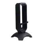 Rampage Fejhallgató állvány - RM-H66 GUARD (fekete, műanyag, USB HUB, Egérkábel tartó, RGB) - Image 6