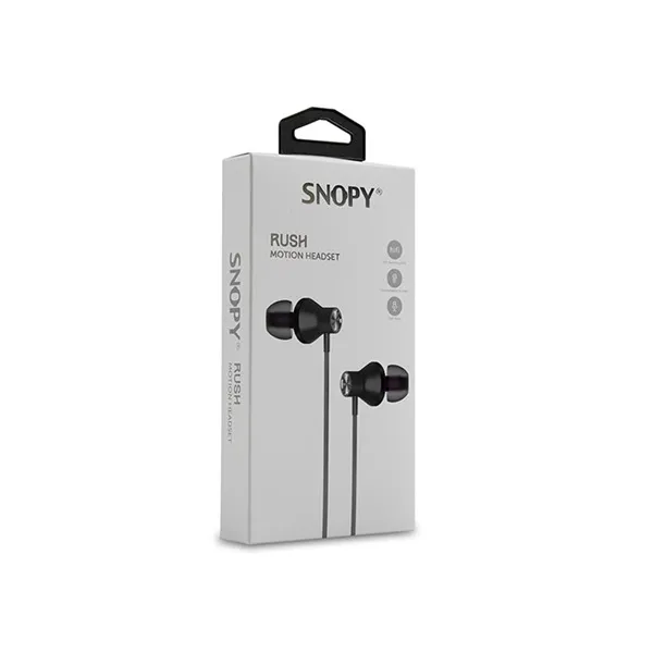 Snopy Fülhallgató - SN-J19 Gray (mikrofon, 3.5mm TRRS jack, 1.2m kábel, szürke) - Image 3