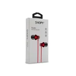 Snopy Fülhallgató - SN-J19 Red (mikrofon, 3.5mm TRRS jack, 1.2m kábel, piros) - Image 2