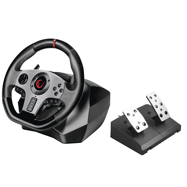 Rampage Gamer kormány - V900-S  (PC, PS3, PS4, XBOXONE, XBOX360, pedálszett, vibrálás) - Image 2