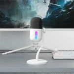 Rampage Mikrofon - ARPEJ (állvány, RGB, kardioid, 50 Hz–18 kHz, fehér) - Image 5