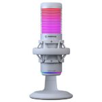 Rampage Mikrofon - BEMOL (USB, PC/MAC/Android, zajelnyomó, állvány, fehér, 2m kábel, RGB) - Image 2