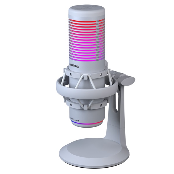 Rampage_Mikrofon_-_BEMOL_USB_PCMACAndroid_zajelnyomo_allvany_feher_2m_kabel_RGB-i453726.jpg Rampage Mikrofon - BEMOL (USB, PC/MAC/Android, zajelnyomó, állvány, fehér, 2m kábel, RGB) - Image 4