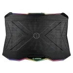 Rampage Notebook Hűtőpad 17,3"-ig - AD-RC8 SHOWY (fém rács; RGB, 1x18cm, USB port, állítható döntési magasság) - Image 2