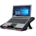 Rampage Notebook Hűtőpad 17,3"-ig - AD-RC8 SHOWY (fém rács; RGB, 1x18cm, USB port, állítható döntési magasság) - Image 4