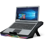 Rampage Notebook Hűtőpad 17,3"-ig - AD-RC8 SHOWY (fém rács; RGB, 1x18cm, USB port, állítható döntési magasság) - Image 4