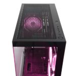 Rampage Számítógépház - HYDRA V4 (fekete; üveg; ATX; alsó táp; 4x120mm RGB, 1xUSB3.0 + 2xUSB2.0) - Image 4
