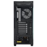 Rampage Számítógépház - HYDRA V4 (fekete; üveg; ATX; alsó táp; 4x120mm RGB, 1xUSB3.0 + 2xUSB2.0) - Image 8