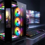 Rampage Számítógépház - NOVA (fekete; üveg; ATX; 9,17" TFT kijelző, 7x120mm RGB, 1xUSB3.0 + 1xUSB2.0) - Image 8