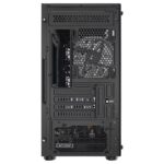 Rampage Számítógépház - VEGA V2 (fekete; üveg; ATX; alsó táp; 4x120mm RGB, 1xUSB3.0 + 2xUSB2.0) - Image 7