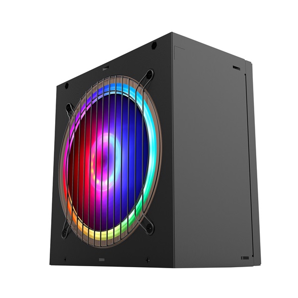 Rampage Tápegység - 600W RGB-600  (80 Plus Bronze; RGB, 12cm ventilátor, Aktív PFC) - Image 3