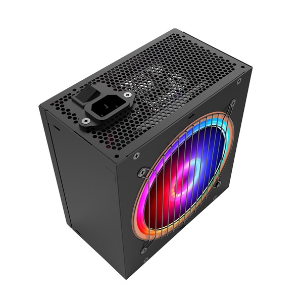 Rampage Tápegység - 600W RGB-600  (80 Plus Bronze; RGB, 12cm ventilátor, Aktív PFC) - Image 4