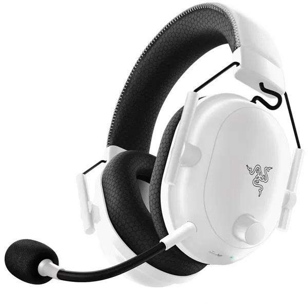 Razer Fejhallgató - Blackshark V2 Pro White (Bluetooth, mikrofon, hangerőszabályzó, fehér) - Image 4