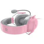 Razer Fejhallgató - Blackshark V2 X Pink (3,5mm Jack, mikrofon, hangerőszabályzó, 1,3m kábel, rózsaszín) - Image 3