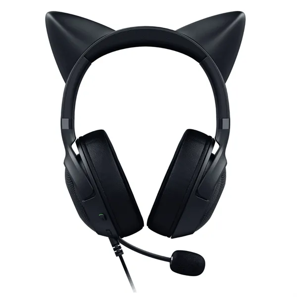 Razer Fejhallgató - Kraken Kitty V2 (USB, mikrofon, hangerőszabályzó, 2m kábel, fekete) - Image 4