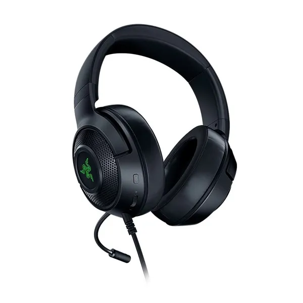 Razer Fejhallgató - Kraken V3 X (USB, mikrofon, hangerőszabályzó, 1,8m kábel, fekete) - Image 2
