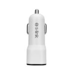 S-Link Autós töltő - SL-EC30L (2db USB, 5V/2.4A/3,4A, 17W, Lightning, 100cm adat+töltőkábel, fehér) - Image 3