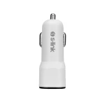 S-Link Autós töltő - SL-EC30M (2db USB, 5V/2.4A/3,4A, 17W, Micro usb, 100cm adat+töltőkábel, fehér) - Image 3