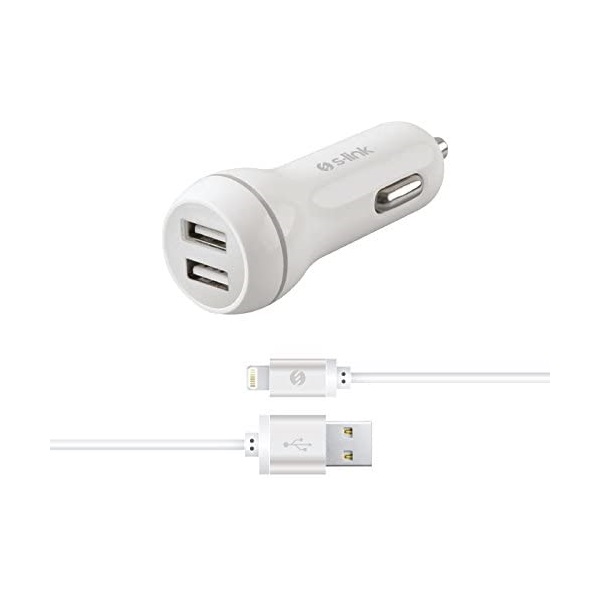 S-Link_Autos_tolto_-_SW-C530_2db_USB_5V21A_5W_Micro_USB_100cm_adat_toltokabel_feher-i337293.jpg S-Link Autós töltő - SW-C530 (2db USB, 5V/2.1A, 5W, Micro USB, 100cm adat+töltőkábel, fehér) - Image 1