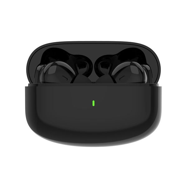 S-Link Fülhallgató Vezeték Nélküli - SL-TWS08 Black (Bluetooth, ENC, Type-C, 4x HD mikrofon, 40 óra, fekete) - Image 2
