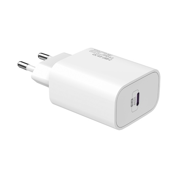 S-Link Hálózati töltő - SL-EC62PD (20W, QC4.0 Gyorstöltés,Type-C to Lightning, 100cm adat+töltőkábel, fehér) - Image 6