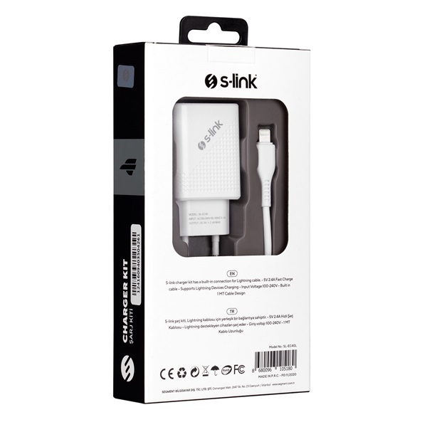 S-Link_Telefon_tolto_-_SL-EC40L_1db_USB_5V24A_12W_Gyorstoltes_Lightning-USB_100cm_adat_toltokabel_feher-i337378.jpg S-Link Hálózati töltő - SL-EC40L (1db USB, 5V/2.4A, 12W, Gyorstöltés, Lightning-USB 100cm adat+töltőkábel, fehér) - Image 3