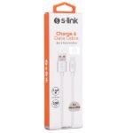 S-Link kábel - AND-KC19B (2.4A, Micro USB, 100cm adat+töltőkábel, fehér) - Image 3