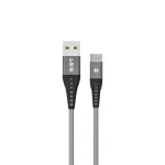 S-Link kábel - SL-STM60T (3A, 12W, Gyorstöltés, Type-C, 100cm adat+töltőkábel, szürke) - Image 2