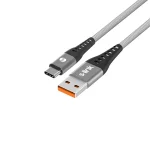 S-Link kábel - SL-STM60T (3A, 12W, Gyorstöltés, Type-C, 100cm adat+töltőkábel, szürke) - Image 4