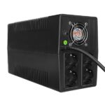 S-Link szünetmentes 1000VA - MIGHT U100 (1000VA, 12V7Ah*2, 600W, Line-Interactive, 4 schuko) - Image 2