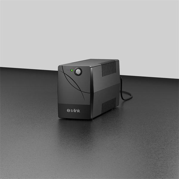 S-Link szünetmentes 600VA - FORCE U6 (600VA, 12V7Ah*1, 360W, Line-Interactive, 2 schuko) - Image 4